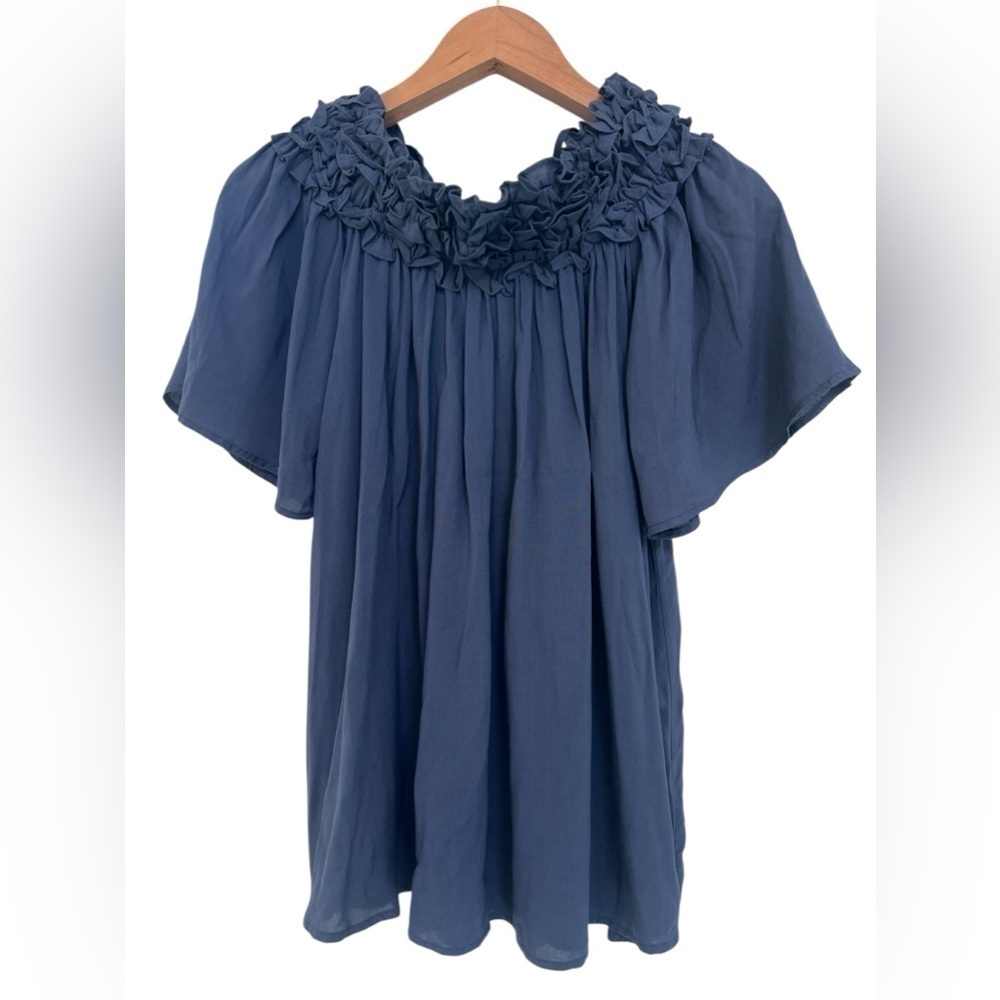 She + Sky New with Tags Ruffle Blouse